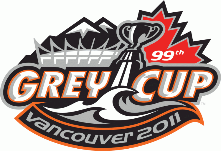 grey cup 2011 primary logo iron on transfers for clothing